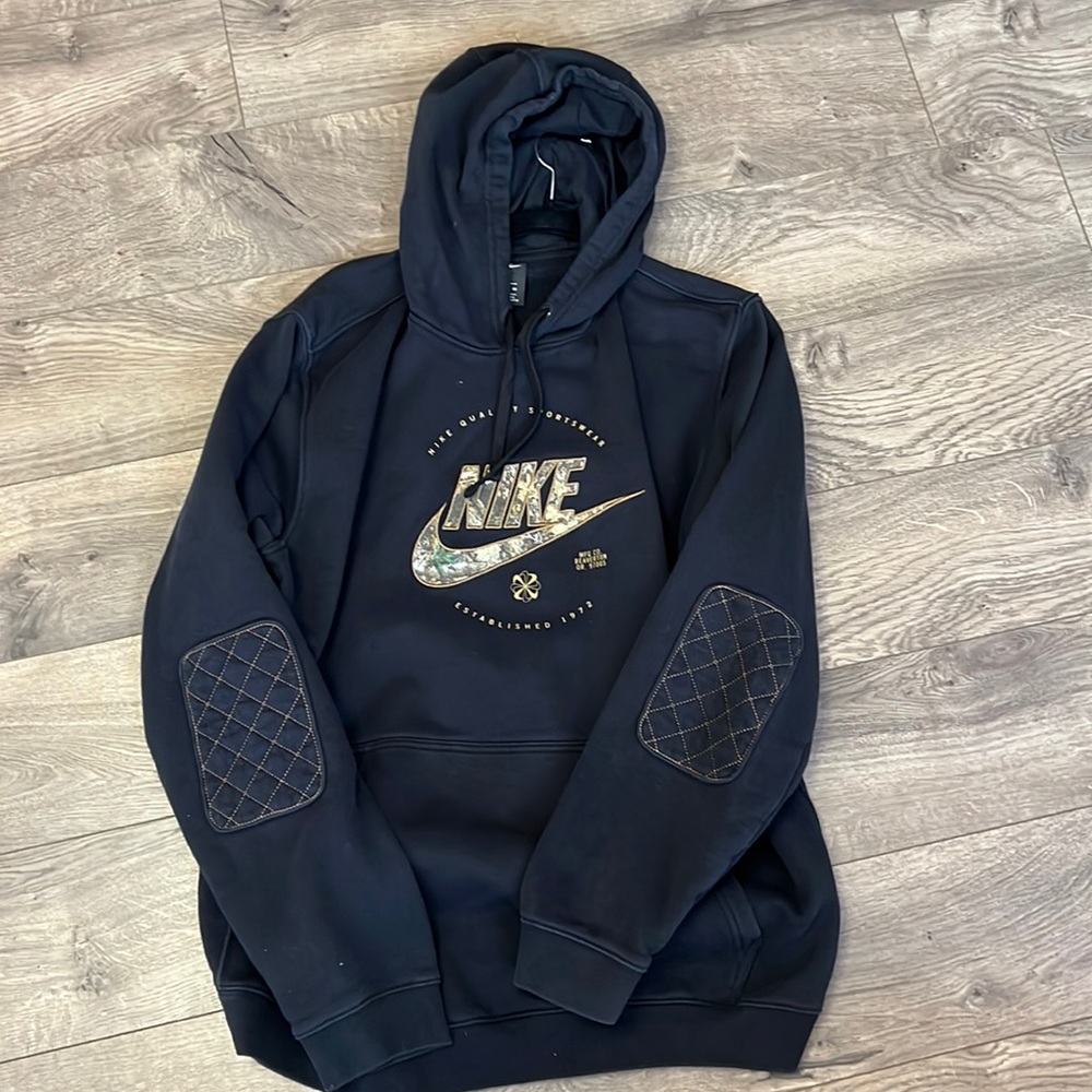 Nike hoodie size xl black